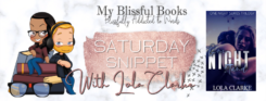 Saturday Snippet featuring Lola Clarke